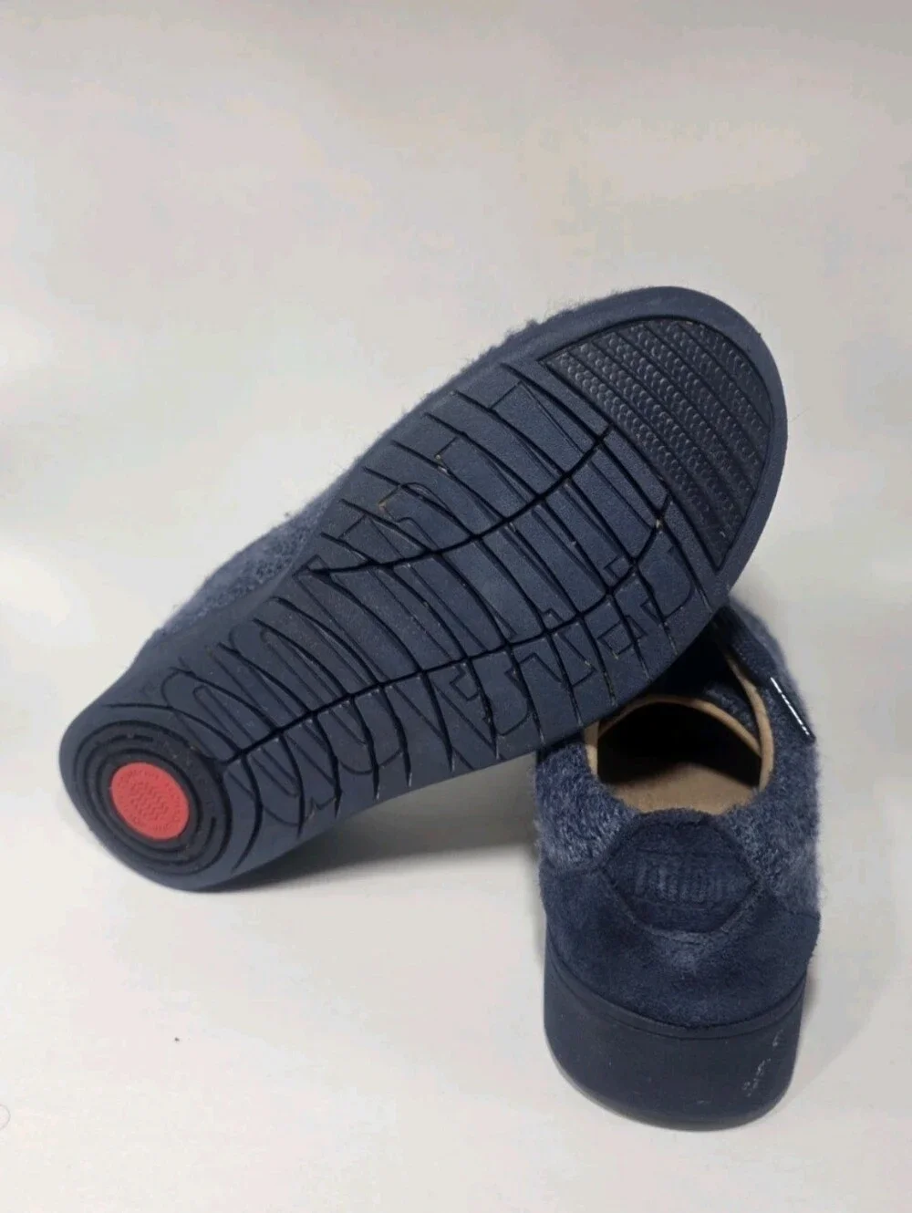 FitFlop Women’s Blue Wool Lace-Up Sneakers Size 5 | Cushioned Comfort Walking - Picture 6 of 6